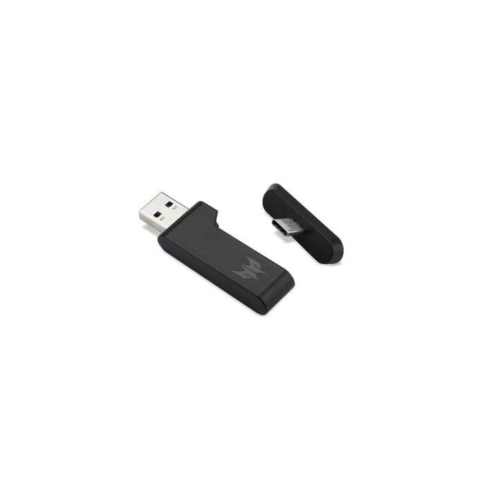 Acer Predator Galea 570 PHR550 Kopfhörer Verkabelt & Kabellos Kopfband Gaming USB Type-C / USB Type-A Bluetooth Schwarz — Bild 4 von 8