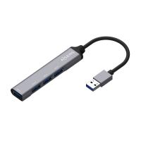AISENS A106-0540 Schnittstellen-Hub USB 3.2 Gen 1 (3.1 Gen 1) Type-A 5000 Mbit/s Grau