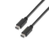 AISENS A107-0057 USB Kabel USB 2.0 2 m USB C Schwarz