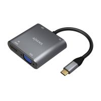 AISENS A109-0626 USB-Grafikadapter 3860 x 2160 Pixel Grau