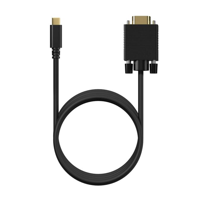 AISENS A109-0693 Videokabel-Adapter 1,8 m USB Typ-C VGA (D-Sub) Schwarz — Bild 3 von 3