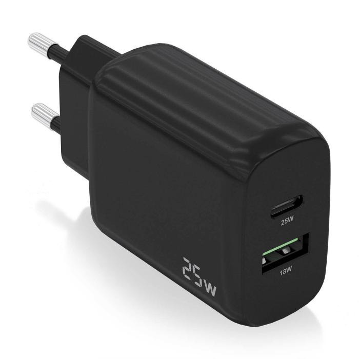 AISENS A110-0759 Ladegerät für Mobilgeräte Universal Schwarz AC Schnellladung Drinnen