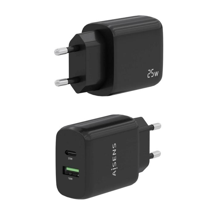 AISENS A110-0759 Ladegerät für Mobilgeräte Universal Schwarz AC Schnellladung Drinnen — Bild 3 von 5