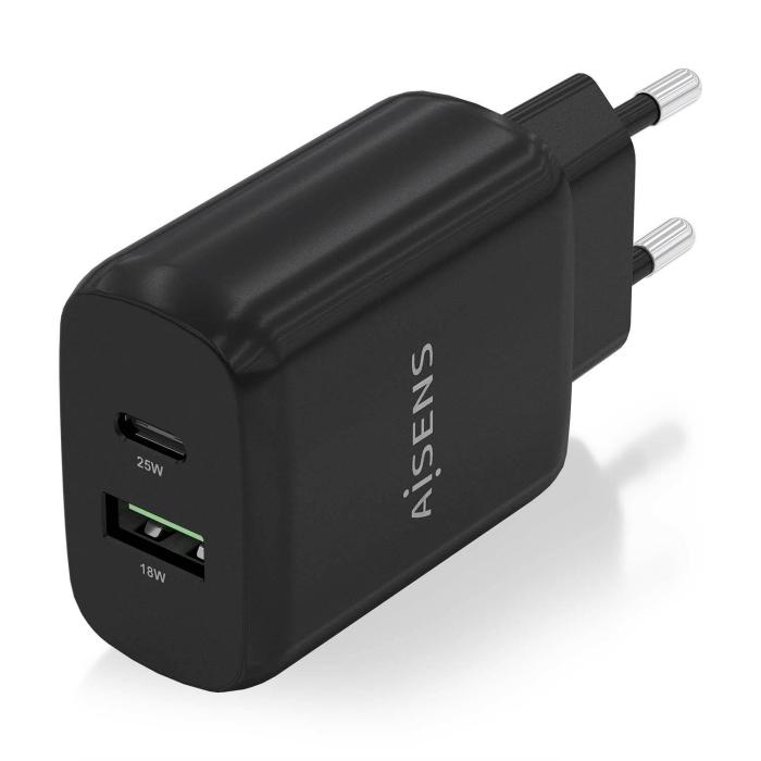 AISENS A110-0759 Ladegerät für Mobilgeräte Universal Schwarz AC Schnellladung Drinnen — Bild 2 von 5