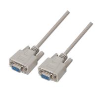 AISENS A112-0067 Serien-Kabel Beige 1,8 m DB9