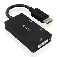 AISENS A125-0861 Videokabel-Adapter 0,15 m DisplayPort VGA + HDMI + DVI Schwarz, bild 1 von 5 ansehen