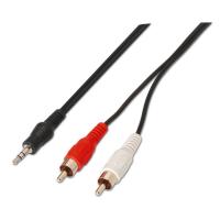 AISENS A128-0147 Audio-Kabel 1,5 m 3.5mm 2 x RCA Schwarz