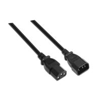 AISENS A132-0171 Stromkabel Schwarz 1,5 m C13-Koppler C14-Koppler