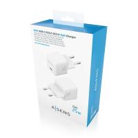 AISENS ASCH-25W1P012-W Ladegerät für Mobilgeräte Universal Weiß AC Schnellladung Drinnen, bild 6 von 6 ansehen