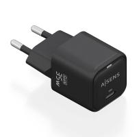 AISENS ASCH-35W1P023-BK Ladegerät für Mobilgeräte Universal Schwarz AC Schnellladung Drinnen