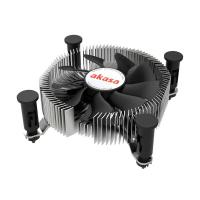 Akasa Intel LGA1700 Prozessor Hybrid-Kühler Aluminium, Schwarz 1 Stück(e)