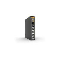 Allied Telesis IS130-6GP Unmanaged L2 Gigabit Ethernet (10/100/1000) Power over Ethernet (PoE) Schwarz