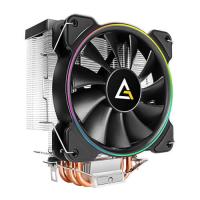 Antec A400 RGB Prozessor Kühler 12 cm Schwarz, Kupfer, Metallisch