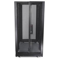 APC NetShelter SX, 24 HE Server Rack-Gehäuse, 600 mm x 1070 mm, mit schwarzen Seitenteilen