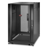 APC NetShelter SX, Server Rack Enclosure, 18HE, Schwarz, 925H x 600W x 900D mm