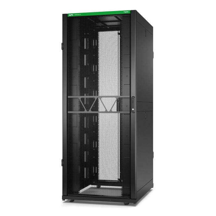 APC NetShelter SX Server Rack Gen 2, 42 HE, 1991H x 800W x 1070D mm, mit Seitenwänden, Schwarz