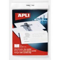 APLI 11745 Visitenkartenhalter Transparent