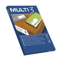 APLI Multi3 selbstklebendes Etikett Rechteck Weiß 6500 Stück(e)
