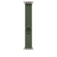 Apple 49mm Green/Neon Trail Loop - M/L - Natural Titanium Finish Band Grün Titan, Polyester, Spandex, Nylon
