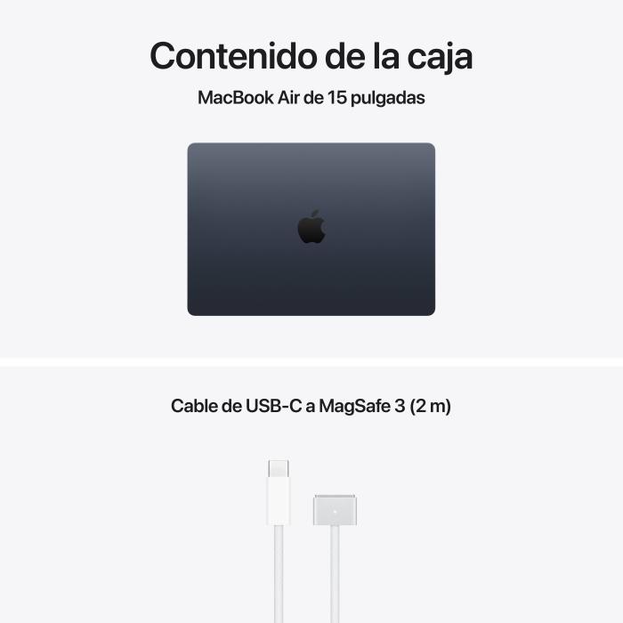 Apple MacBook Air Apple M M5 Laptop 38,9 cm (15.3'') 16 GB 512 GB SSD Wi-Fi 7 (802.11be) macOS Tahoe Navy — Bild 18 von 18