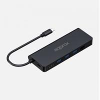 Approx APPC53 laptop-dockingstation & portreplikator USB 3.2 Gen 1 (3.1 Gen 1) Type-C Schwarz