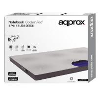 Approx appNBC05W Llaptop-Kühlpad 39,1 cm (15.4'') Grau, Weiß