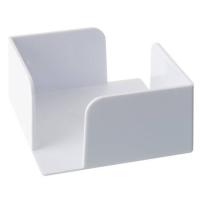 Archivo 2000 801 BL Notizpapier-Spender Quadratisch Polystyrene Weiß