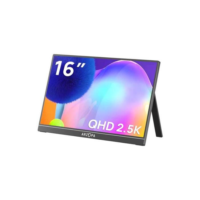 Arzopa Z1RC 16 Computerbildschirm 40,6 cm (16'') 2560 x 1600 Pixel 2.5K Schwarz — Bild 2 von 2