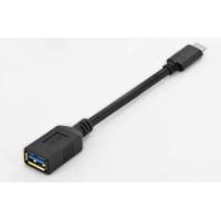 ASSMANN Electronic 0.15m USB C - A USB Kabel 0,15 m USB A Männlich Weiblich Schwarz