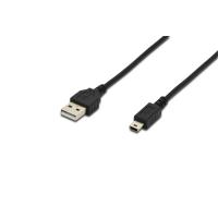 ASSMANN Electronic AK-300130-018-S USB Kabel 1,8 m USB A Mini-USB B Schwarz