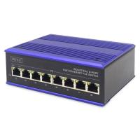 ASSMANN Electronic DN-650108 Netzwerk-Switch Fast Ethernet (10/100) Power over Ethernet (PoE) Schwarz, Blau