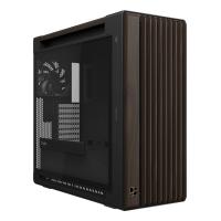 ASUS ProArt PA602 Wood Edition Modern Black - Tempered Glass Panel Midi Tower Schwarz, Holz