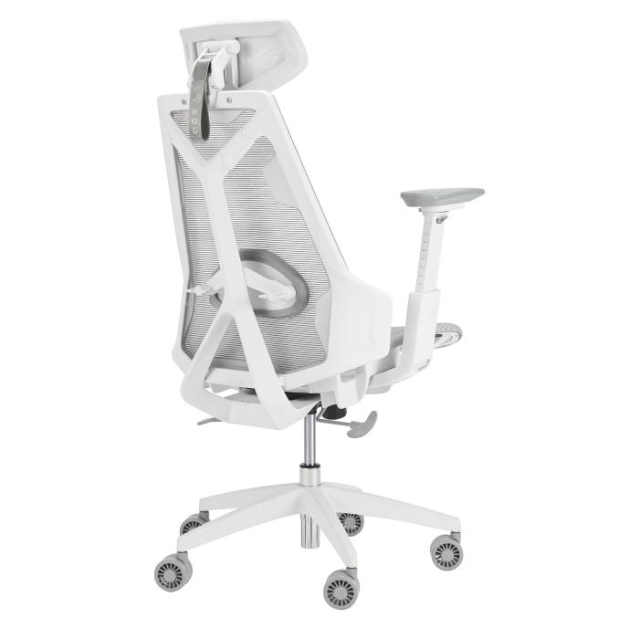 ASUS ROG Destrier Ergo Core White PC-Gamingstuhl Netz-Sitz Weiß — Bild 3 von 12