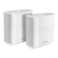ASUS ZenWiFi AX (XT9) AX7800 1er Pack Weiß Tri-Band (2,4 GHz / 5 GHz / 5 GHz) Wi-Fi 6 (802.11ax) 4 Intern