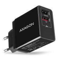 Axagon ACU-QS24 Ladegerät für Mobilgeräte Smartphone Schwarz AC Schnellladung Drinnen