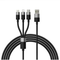 Baseus SUP0002696 USB Kabel USB 3.2 Gen 1 (3.1 Gen 1) 1,2 m USB A USB C/Micro USB-A/Lightning Schwarz