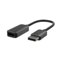 Belkin AVC011btSGY-BL 0,22 m DisplayPort HDMI Schwarz