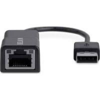 Belkin F4U047BT Kabeladapter RJ-45 USB 2.0 Type-A Schwarz