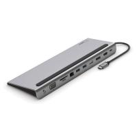 Belkin INC004BTSGY laptop-dockingstation & portreplikator Kabelgebunden USB 3.2 Gen 1 (3.1 Gen 1) Type-C Schwarz, Grau