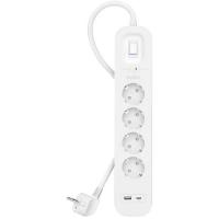 Belkin SRB001VF2M Spannungsschutz Weiß 4 AC-Ausgänge 2 m