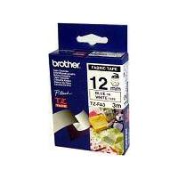 Brother Fabric Labelling Tape - 12mm, Blue/White TZ Etiketten erstellendes Band