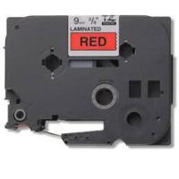 Brother Gloss Laminated Labelling Tape - 9mm, Black/Red TZ Etiketten erstellendes Band