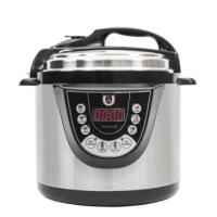 Cecotec 02003 Dampfkochtopf 6 l Schwarz, Edelstahl 1000 W