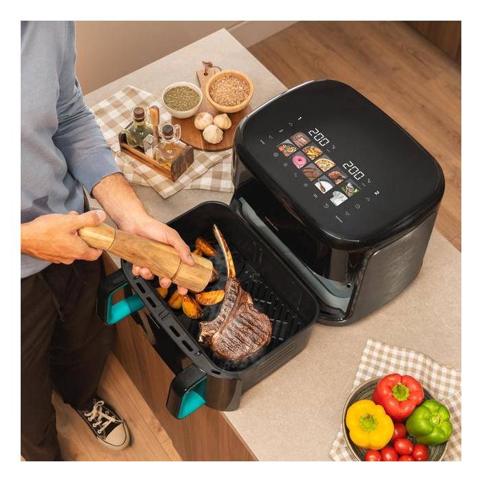 Cecotec Cecofry&Grill Smokin'Prime 11000 Einzelbild 11 l Eigenständig 2800 W Heißluftfritteuse Schwarz — Bild 8 von 28