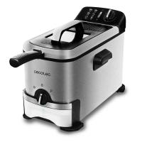 Cecotec CleanFry Infinity 3000 ProFilter Einzelbild 3 l 2400 W Fritteuse Schwarz, Edelstahl