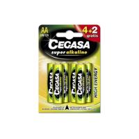 Cegasa 325888 Haushaltsbatterie Einwegbatterie AA Alkali