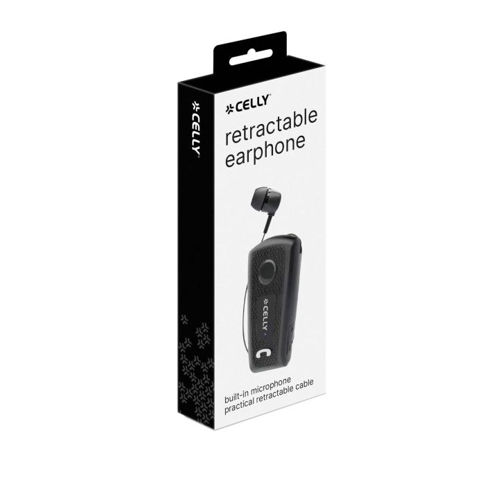 Celly BHCLIP Kopfhörer Kabelgebunden im Ohr Anrufe/Musik/Sport/Alltag USB Typ-C Schwarz — Bild 6 von 12