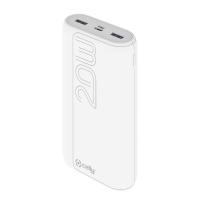 Celly PBPD20000EVOWH Powerbank 20000 mAh Weiß