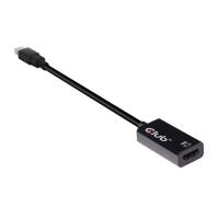 CLUB3D Mini DisplayPort 1.4 auf HDMI 2.0b HDR Aktiver Adapter