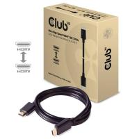 CLUB3D Ultra High Speed HDMI 4K120Hz, 8K60Hz Certified Cable 48Gbps M/M 2 m / 6.56 ft